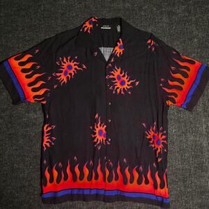 Vintage 90s J/E/T Steetwear button up shirt. Mens XL